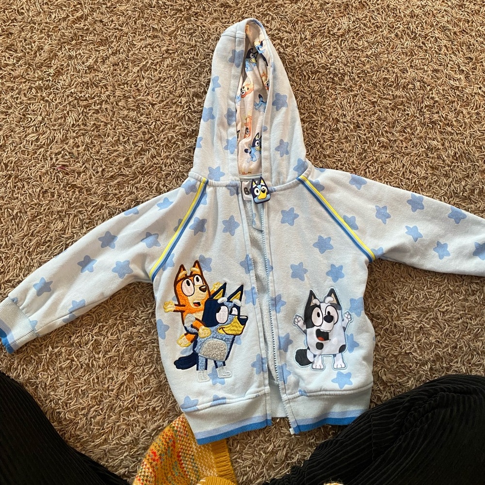 Bluey zip up hoodie (4)